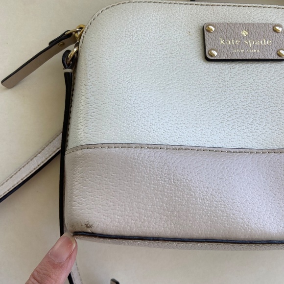 Kate Spade Leather Color Block Cross Body Bag Purse - Picture 4 of 12